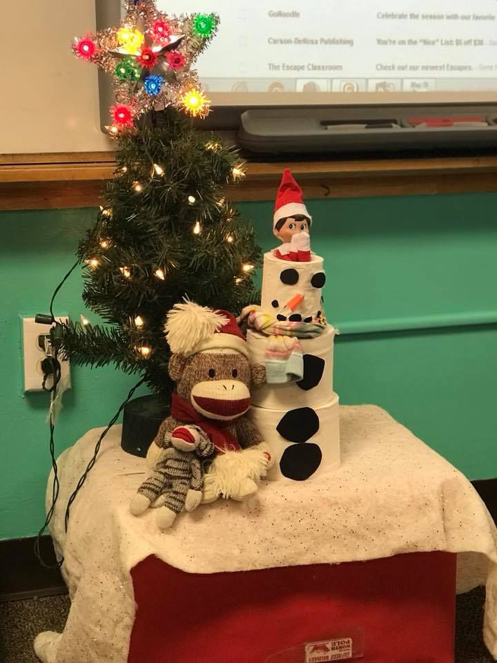 Snickering snowman